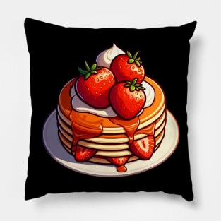 Strawberry Pancakes Pillow