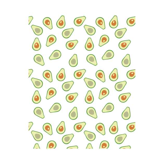 AVACADOS FOOD PATTERN by deificusArt