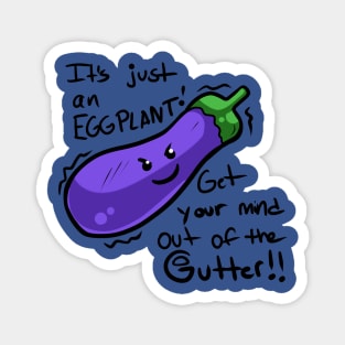 Eggplant Friend Magnet