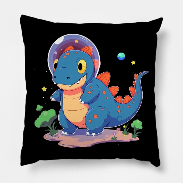 space dino Pillow by enzo studios