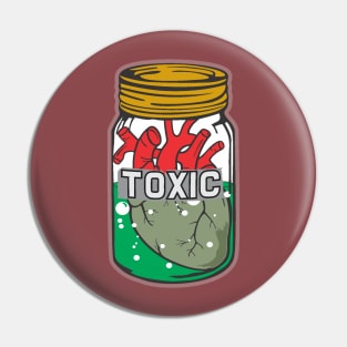 Toxic Heart Pin