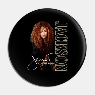 Janet Jackson Vintage Janet Together Again Pin