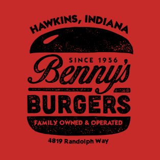 Benny's Burgers (black) T-Shirt