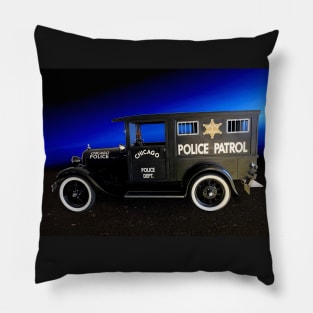 Chicago Patrol 1930 Pillow