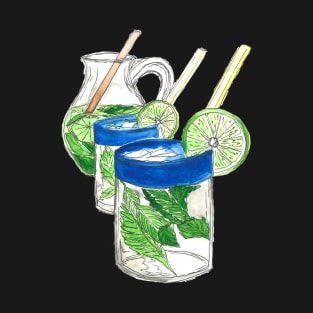 Watercolor Mojitos T-Shirt