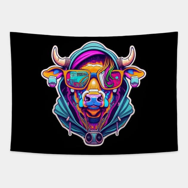 Cow Person 3 Tapestry by MeyuEndo