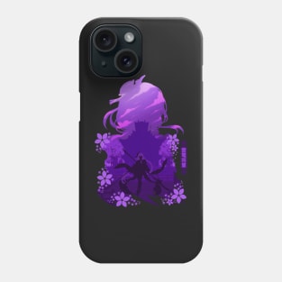 GENSHIN IMPACT RAIDEN SHOGUN NEGATIVE SPACE Phone Case