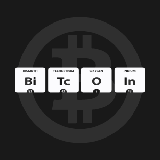 Periodic Bitcoin mono T-Shirt