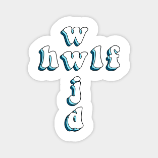 wwjd x hwlf Magnet