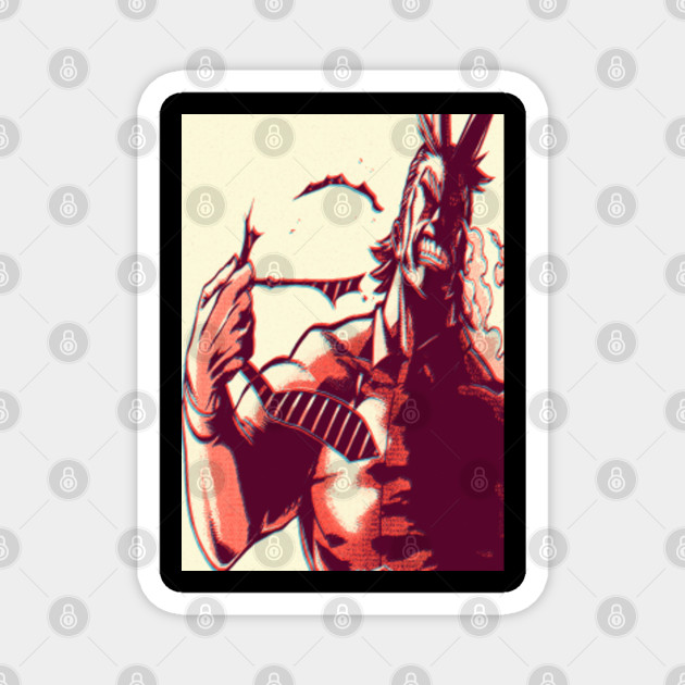 My Hero Academia All Might All Might Plus Ultra Magnet Teepublic Au