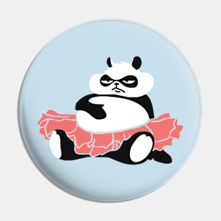 Fat Ballet Panda Pin