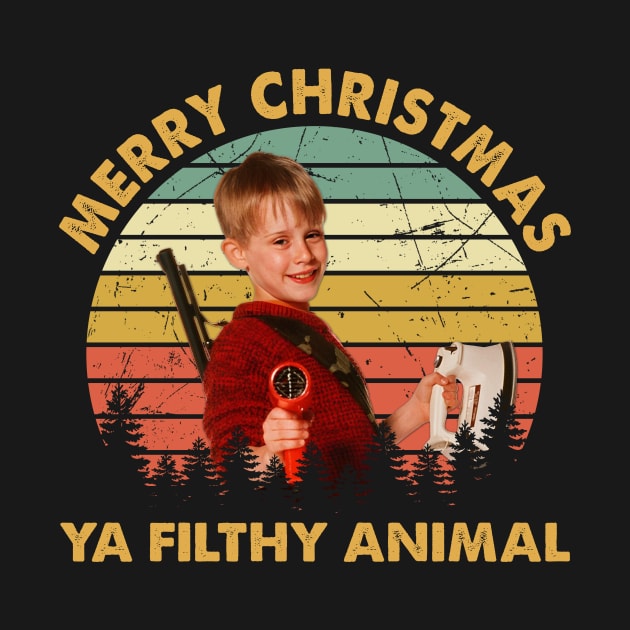 Merry Christmas Ya Filthy Animal by Heavy Dark Artshy