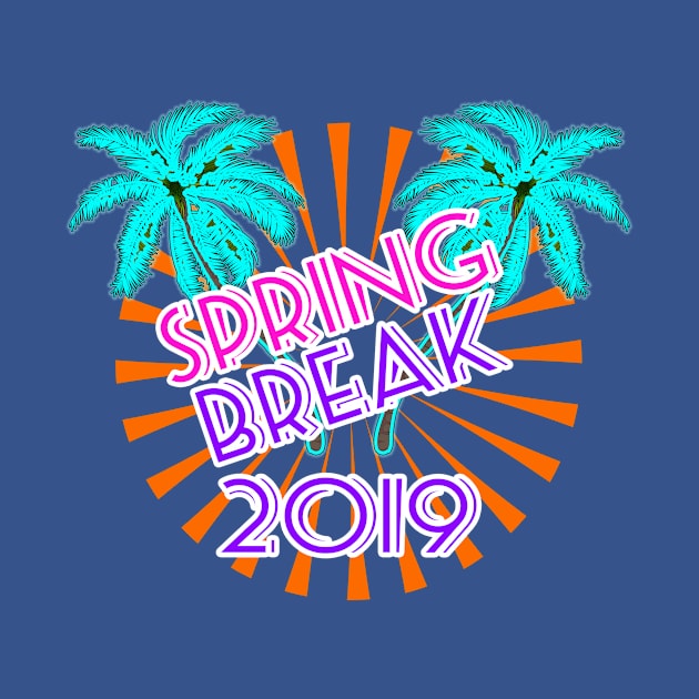 Spring Break 2019 Official T-Shirt by Basement Mastermind by BasementMaster