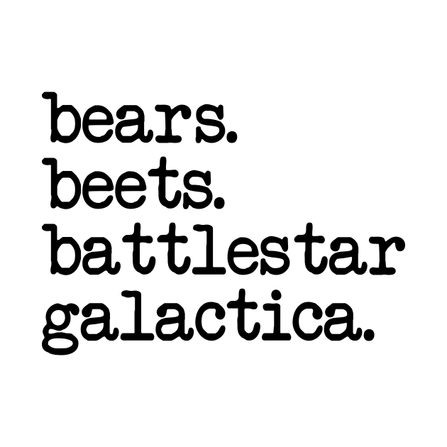 The Office - Bears Beets Battlestar Galactica by smilingnoodles