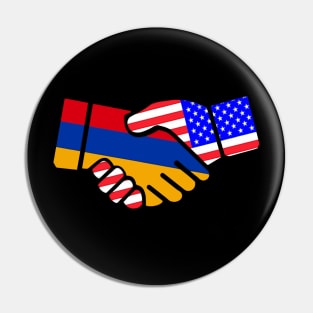 Armenia USA Friendship Pin