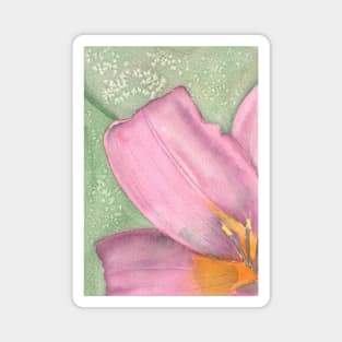 Daylily, original watercolor painting Magnet