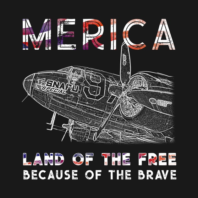Merica Land of the Free Because of the Brave by norules