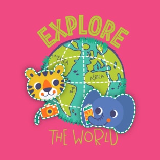 Explore The world , Back to school design T-Shirt