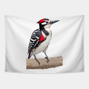 Downy woodpecker Bird Tapestry