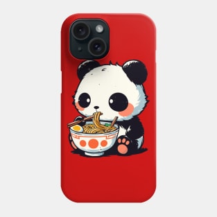 Kawaii Ramen Panda Phone Case