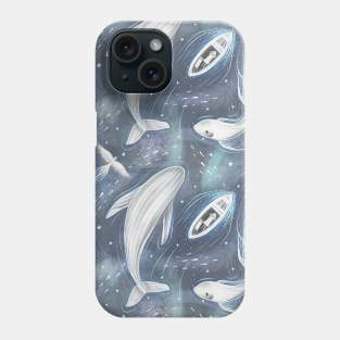 Fabulous heroes and animals, fairytale plants in lights Phone Case