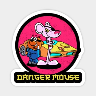 Danger Mouse Retro Japanese Magnet