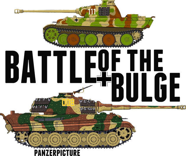 Battle of the Bulge Kids T-Shirt by Panzerpicture