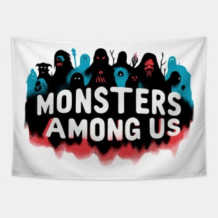 Monsters Among Us Podcast - Shirt, Mug, Pin, Hoodie, Gift, Merch, Gear Tapestry