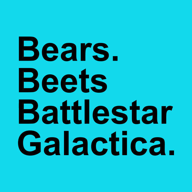 Bears Beats Battlestar Galactica by Nicki Tee's Shop