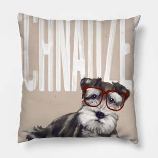 Schnauzer dog Pillow