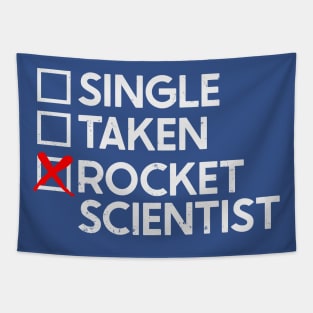 Single Taken Rocket Scientist Tapestry