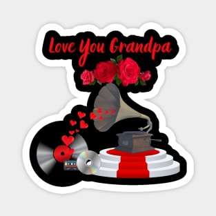 Love You Grandpa Magnet