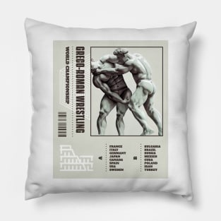 Greco Roman Wrestling Pillow