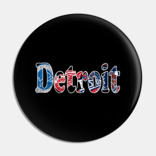 Detroit Proud Sports Fan Pin