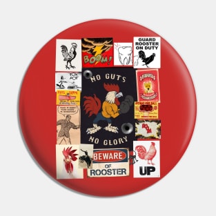 ROOSTER COLLAGE Pin