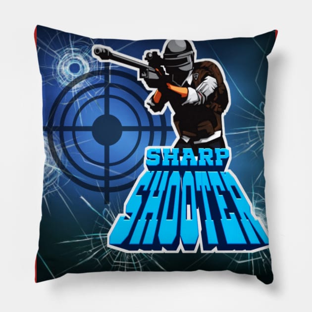 sharp shooter Pillow by pinoyart08