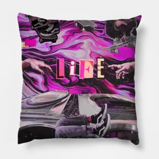 LIFE COLLAGE Pillow