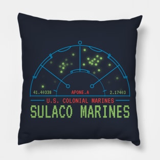 Sulaco Marines Aliens Motion Tracker Pillow