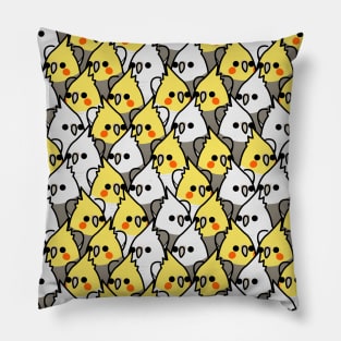 Too Many Birds!™ Cockatiel Squad Pillow