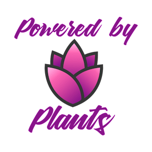 Powered By Plants - Vegan, Veggies - D3 Designs T-Shirt