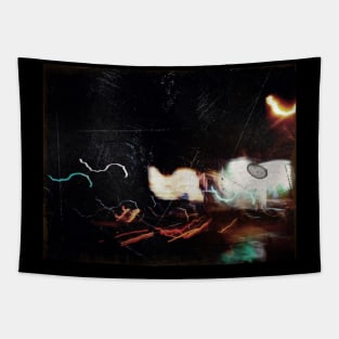 Night Light city speed Tapestry