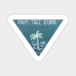 Palm Tree Island Wrightsville Beach Magnet