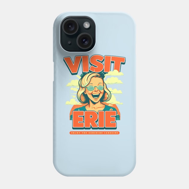 Visit Erie Phone Case by mbloomstine