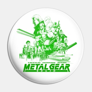 Metal Gear Solid (Green Shade Version) Pin