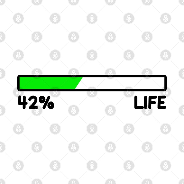 Battery 42% Life by MommyTee