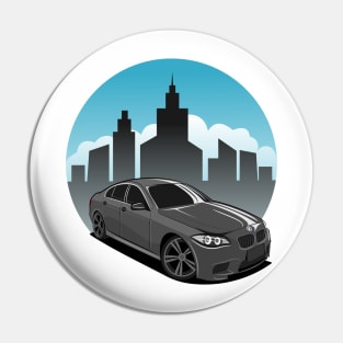 black BMW car Pin