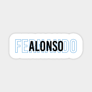 Fernando Alonso Driver Name - 2022 Season #3 Magnet