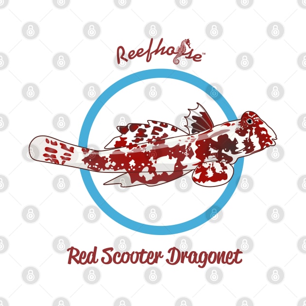 Red Scooter Dragonet by Reefhorse