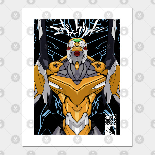 Evangelion Unit 00 Evangelion Posters And Art Prints Teepublic Simple eva unit 00 vector art i did based off of some old artwork. teepublic