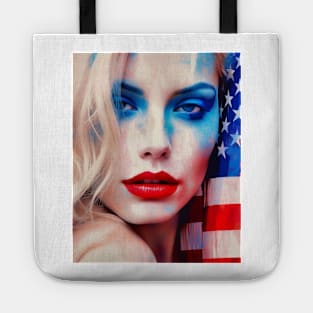 Unveiling the Essence of American Identity American Visage Tote